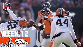 Cleveland Browns vs Denver Broncos  2023 Week 12 Game Highlights [upl. by Yduj]