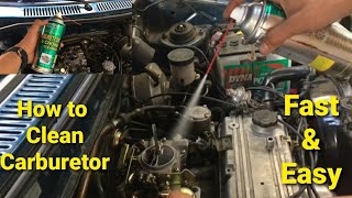 Basic carburetor cleaning using carburetor cleaner Kia prideFord festiva [upl. by Lytsirhc]