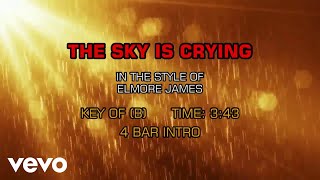 Elmore James  The Sky Is Crying Karaoke [upl. by Aztiraj261]