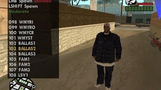 Gta San Andreas Skin Selector Svi Likovi [upl. by Rema]