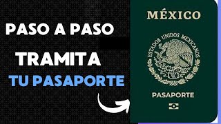 pasaporte mexicano paso a paso 2024 donde debo sacar la cita y realizar el pago SRE [upl. by Hrutkay]