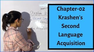 Stephen Krashens Theory of Second Language Acquisition Hypothesis  Chapter02  English Pedagogy [upl. by Akaenahs]