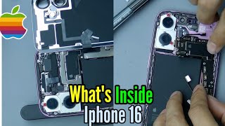 Whats Inside the iPhone 16 Complete Teardown and Review AI STUD [upl. by Creedon]