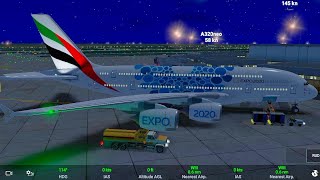 RFS  Real Flight Simulator  Jakarta To Dubai  Full Flight  Airbus A380  Emirates [upl. by Sheeb883]