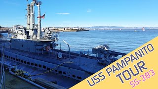 USS Pampanito  Floating Museum  San Francisco  4K Video [upl. by Gnav]