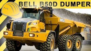 Bell B50D  50 Tonnen Dumper Walkaround amp Demonstration  Steinexpo HD [upl. by Hadeis174]