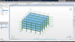 4 Modeling amp Applying Loads in Autodesk Robot Structural Analysis [upl. by Witha]