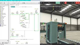 FACTORY IO  PALLETIZER USING SIMATIC 7 PART 2 [upl. by Yremogtnom]