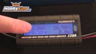 Turnigy 180A Watt Meter and Power Analyzer  HobbyKing [upl. by Kaia879]