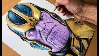 How to Draw Thanos in Fortnite  Avengers [upl. by Ramsa409]