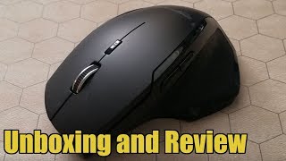 UnboxingReview of the AmazonBasics FullSize Ergonomic Wireless PC Mouse with Fast Scrolling [upl. by Whiney818]