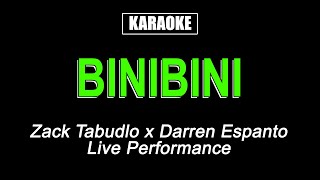 Karaoke  Binibini  Zack Tabudlo [upl. by Acinorev]