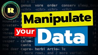 Manipulate your data Data wrangling R programmning for beginners [upl. by Ainerol]