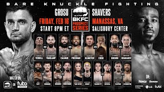 Free Full Event BKFC Fight Night Prospects Manassas [upl. by Eerbua185]