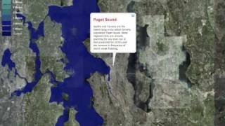 Sea Level Rise Animation in Google Earth [upl. by Kevyn]