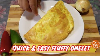 How to Make Quick and Easy Fluffy Omelet  Pinoy Easy Recipes [upl. by Titania]