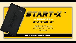 StartX Remote Start Install For F150 2015 and select Fords LOCK UNLOCK LOCK [upl. by Bing]