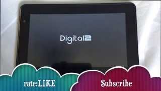 Digital2 Pad Deluxe 7quot 4GB Android 41 Tablet HOW TO RESET to Factory Settings [upl. by Heger]