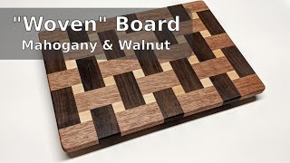 Making a quotwovenquot cutting board [upl. by Odlaner]