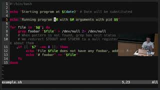 Lecture 2 Shell Tools and Scripting 2020 [upl. by Isidore]