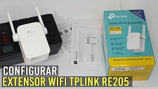 Cómo Configurar REPETIDOR WiFi TpLink RE205 Doble Bandadesde el CelularPaso a Paso [upl. by Alicul]