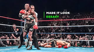 🔥The Greatest EVER… Combo Knockout Machine  Ray Leonard [upl. by Nichole]