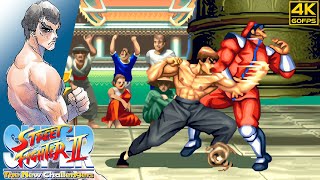 Super Street Fighter II  Fei Long Arcade  1993 4K 60FPS [upl. by Euqitsym]