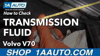 How to Check Transmission Fluid 0007 Volvo V70 [upl. by Tilda]