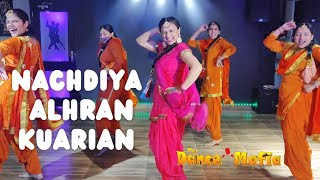 Nachdian Alrhaah Kuarian  Diljit Dosanjh  Punjabi Dance  Group Dance for Girls  The Dance Mafia [upl. by Arber]