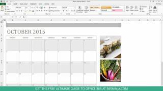 How to Create a Calendar in Excel [upl. by Staw]