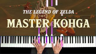 Zelda Tears of the Kingdom amp Breath of the Wild  Master Kohga Piano Jam Sheet Music How To Play [upl. by Ahsiket]