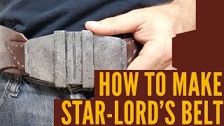 How to Make a Starlord Belt w Template StarLord Cosplay from Guardians of the Galaxy [upl. by Knobloch]