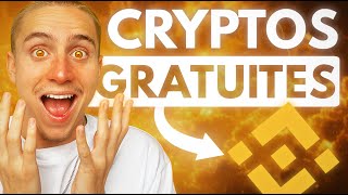 🚨 CRYPTOS GRATUITES SUR BINANCE  TUTO COMPLET [upl. by Norok]