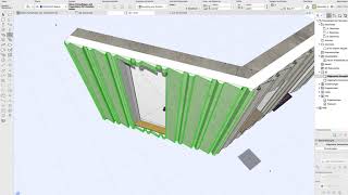 Archicad 21 Zubehör Addon Trapezblechwand frei [upl. by Gertrud123]
