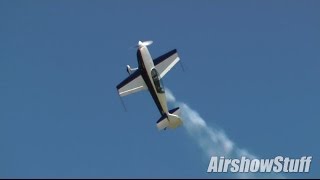 Michael Vaknin  Extra 300 Aerobatic Performance  Wings Over Waukegan Airshow 2014 [upl. by Asira]