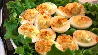 OLD SCHOOL DEVILED EGGS HAPPY THANKSGIVING [upl. by Apurk]