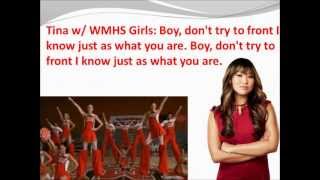 Womanizer Glee Lyrics [upl. by Cusack]