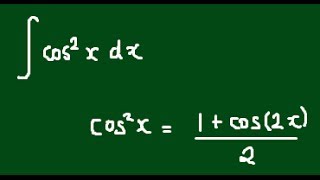 Integral of cos2x using the Half Angle Formula [upl. by Rehpotisrhc344]