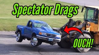 Wild Spectator Drag Crashes [upl. by Adleme]