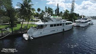 103 Broward Motoryacht Walkthrough THREE KINGS [upl. by Mian]