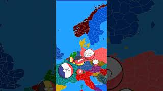 Polska vs Niemcy w świetnej animacji countryballs mapper shorts [upl. by Omero411]