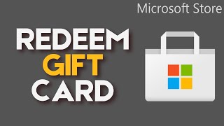 Where to Redeem Code or Gift Card in Microsoft Store [upl. by Nylirrehs]