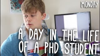 Day in the life of a PhD Student Monday  PhD Vlog [upl. by Elbart381]