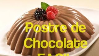 postres faciles y rapidos  postres sin horno  postres faciles  postre de chocolate  postres [upl. by Lovmilla298]