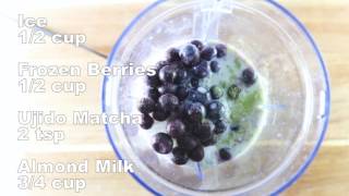 Berry Matcha Smoothie Bowl [upl. by Tterrag]