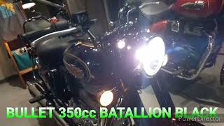 ROYAL ENFIELD BULLET 350cc BATALLION BLACK👍🏆BULLET 350cc BATALLION BLACKbullet350 royalenfield [upl. by Halie]