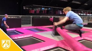 Neuer Trampolinpark in Mönchengladbach  Das ist das HiFly [upl. by Yetti]