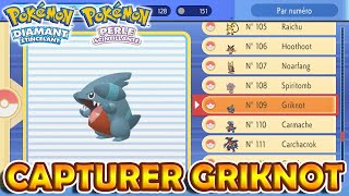 CAPTURER GRIKNOT  Pokémon Diamant Étincelant et Perle Scintillante [upl. by Buskirk]