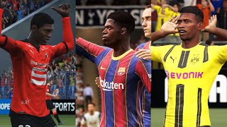 OUSMANE DEMBELE IN EVERY FIFA 1621 [upl. by Homerus]