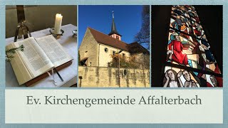 27102024 Gottesdienst Affalterbach  Predigt [upl. by Oir]